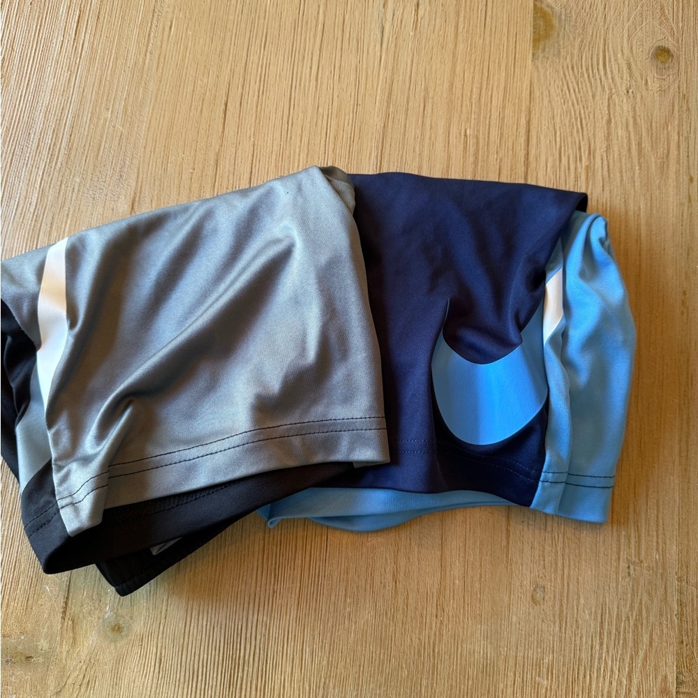 Nike Navy and Light Gray Shorts
